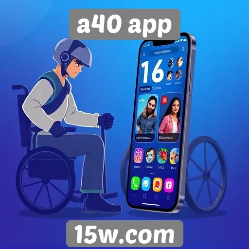 Interface do A40 app melhora acessibilidade para jogadores